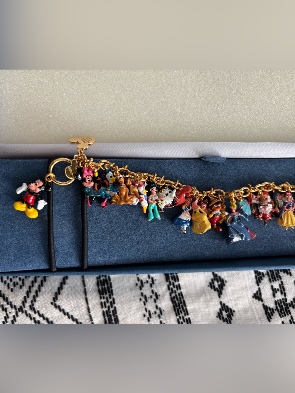 The Ultimate Disney Character Charm Bracelet Bradford Exchange Mickey Minnie - Picture 4 of 17